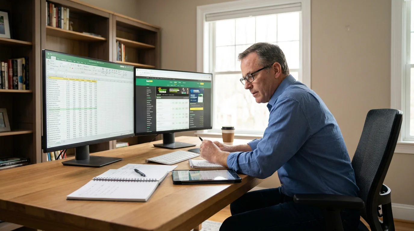 Systematic golf bettor spreading activity across multiple bookmaker accounts