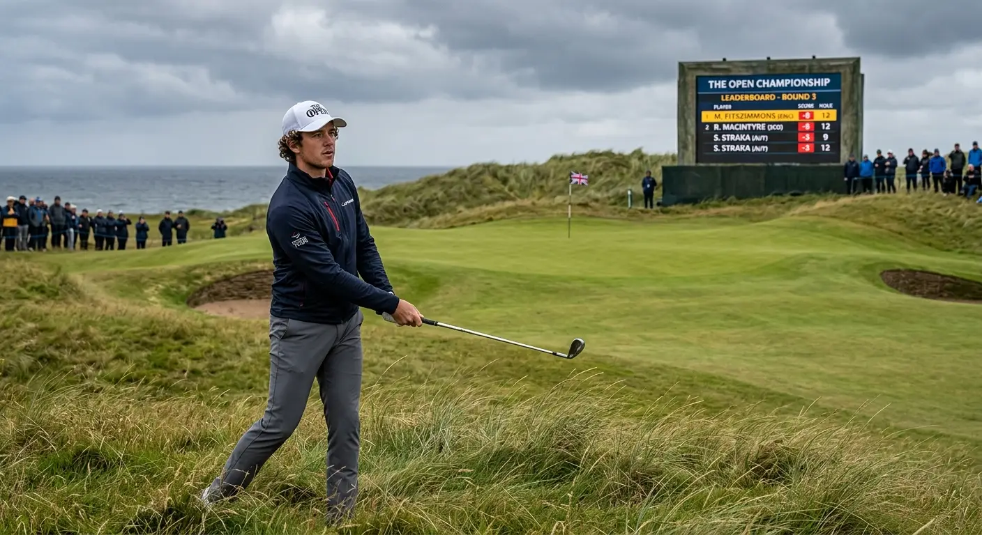 European player competing at links Major venue showing form transferability