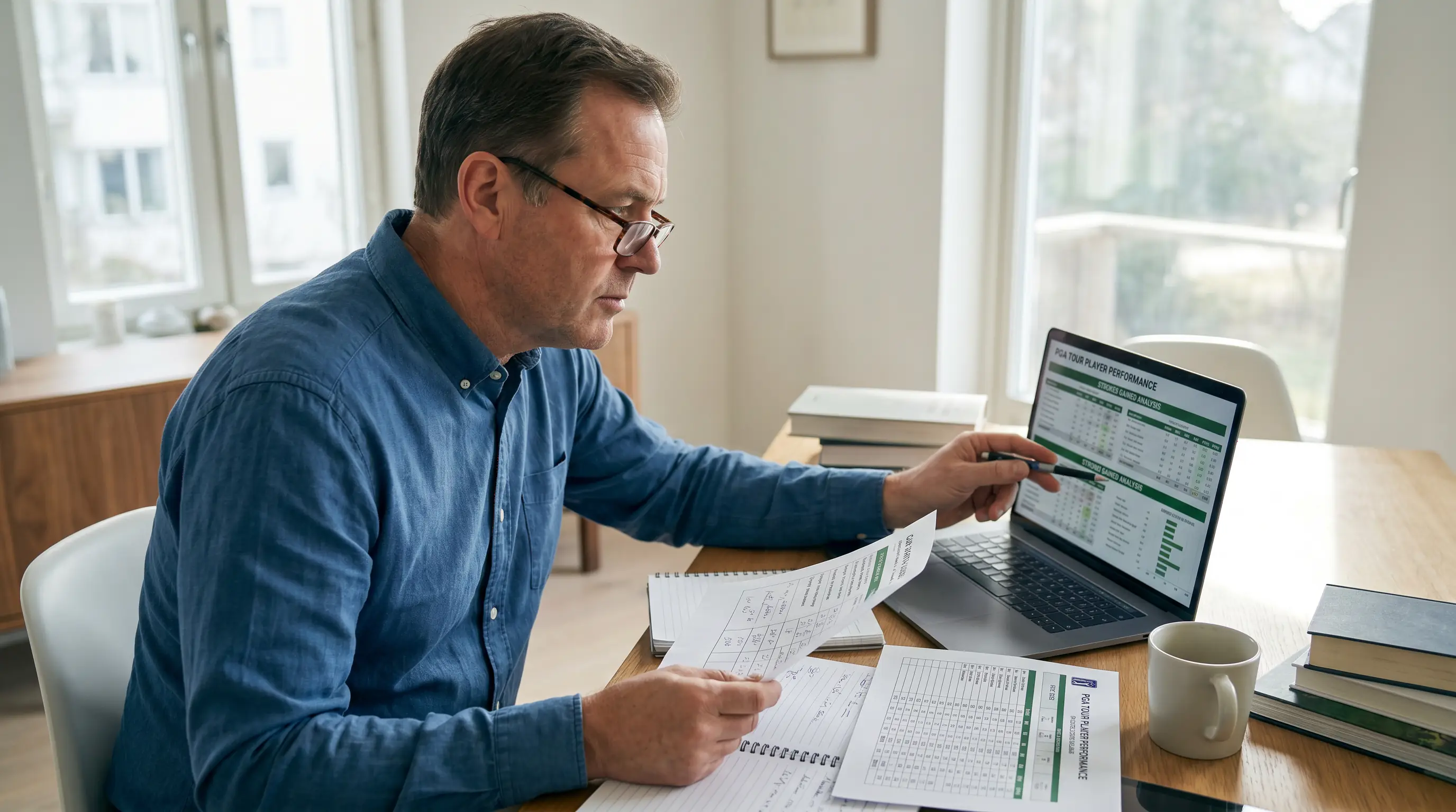 Golf bettor incorporating form data into weekly selection process