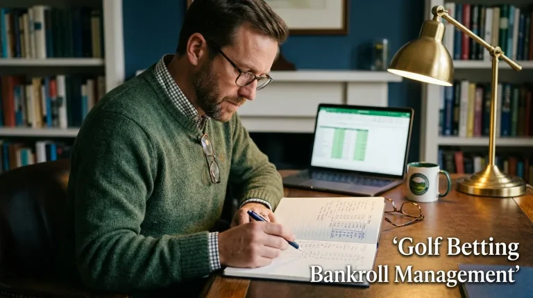 Golf betting bankroll management framework with staking plan structure for UK bettors