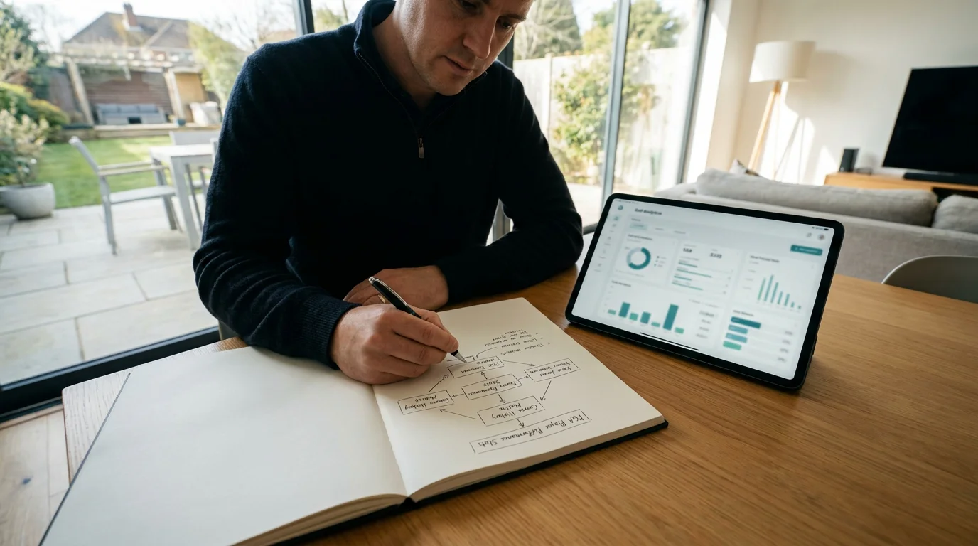 Systematic bettor mapping out core components of a profitable golf betting system