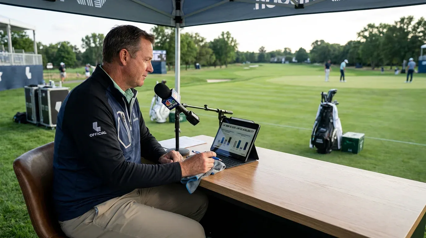 Golf analyst reviewing limited SG data availability for LIV Tour players