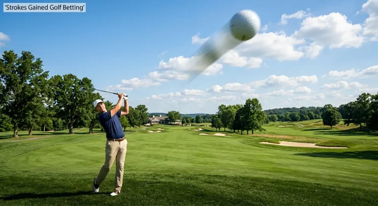 Strokes gained golf betting analysis showing SG categories and predictive data for UK bettors